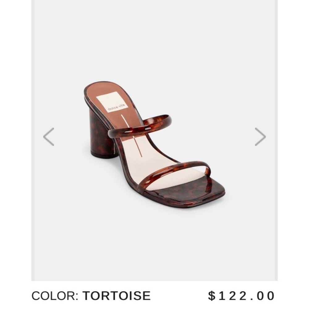 DOLCE VITA NOLES HEELS IN TORTOISE